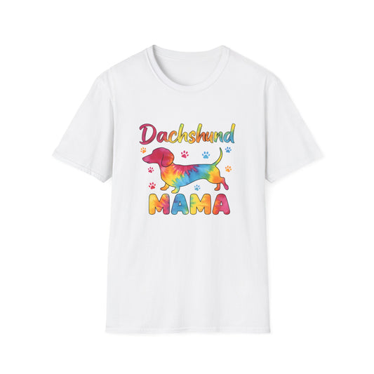 Rainbow Dachshund Mama Tee