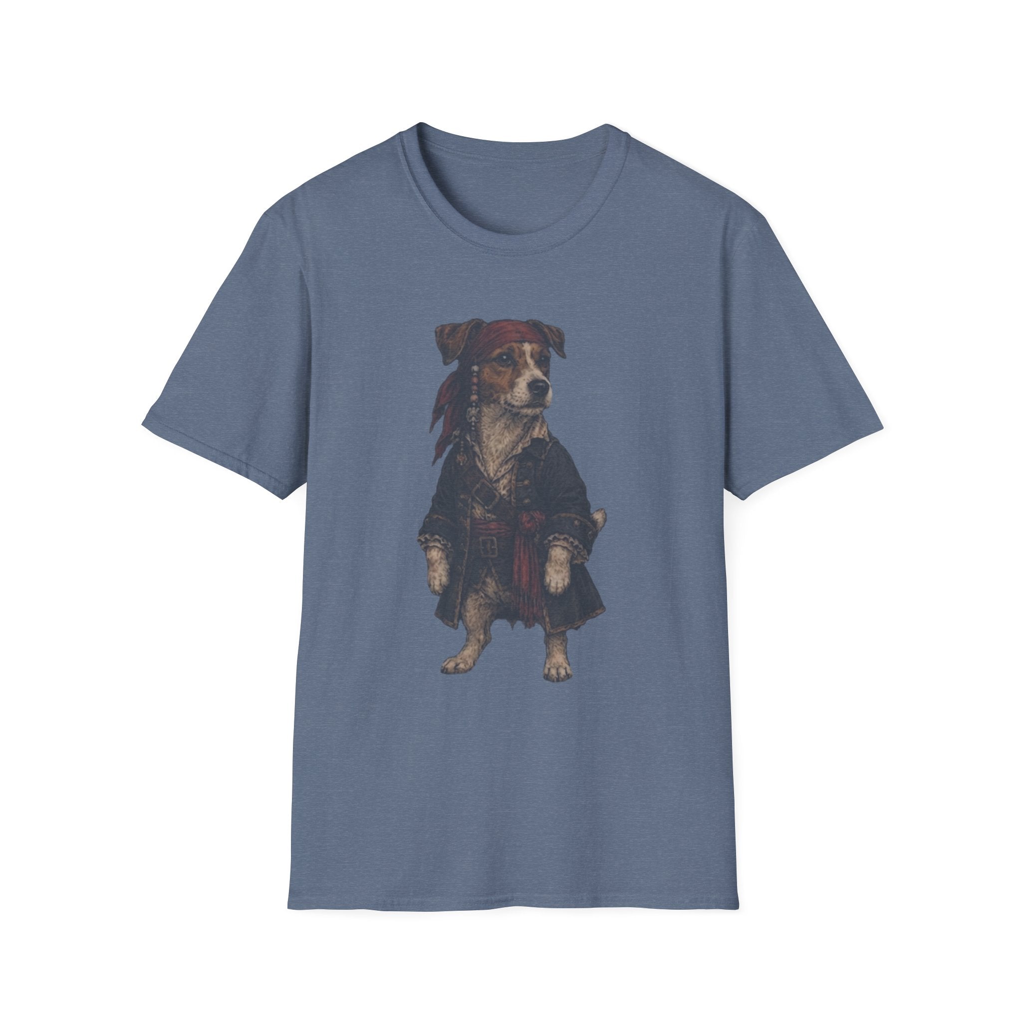 Jack Russell Dressed As Captain Jack Tee