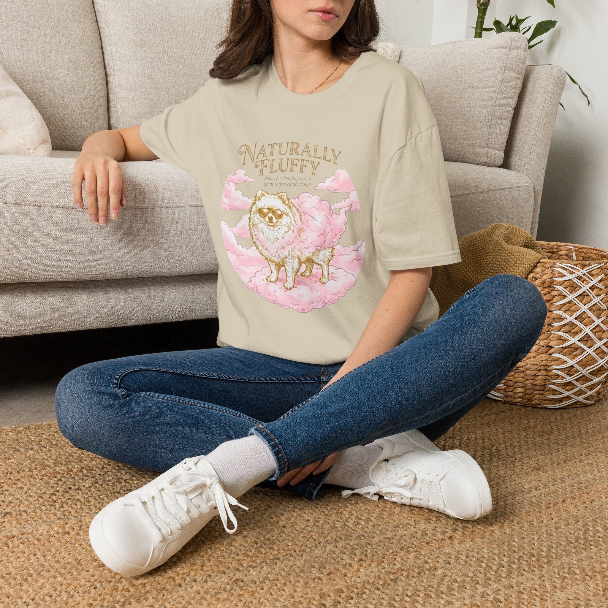 Pomeranian Naturally Fluffy Tee
