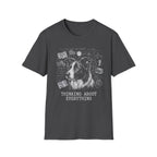 Border Collie Thinking About Everything Tee