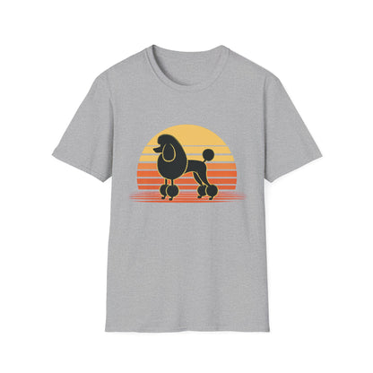 Retro Poodle Sunset Tee