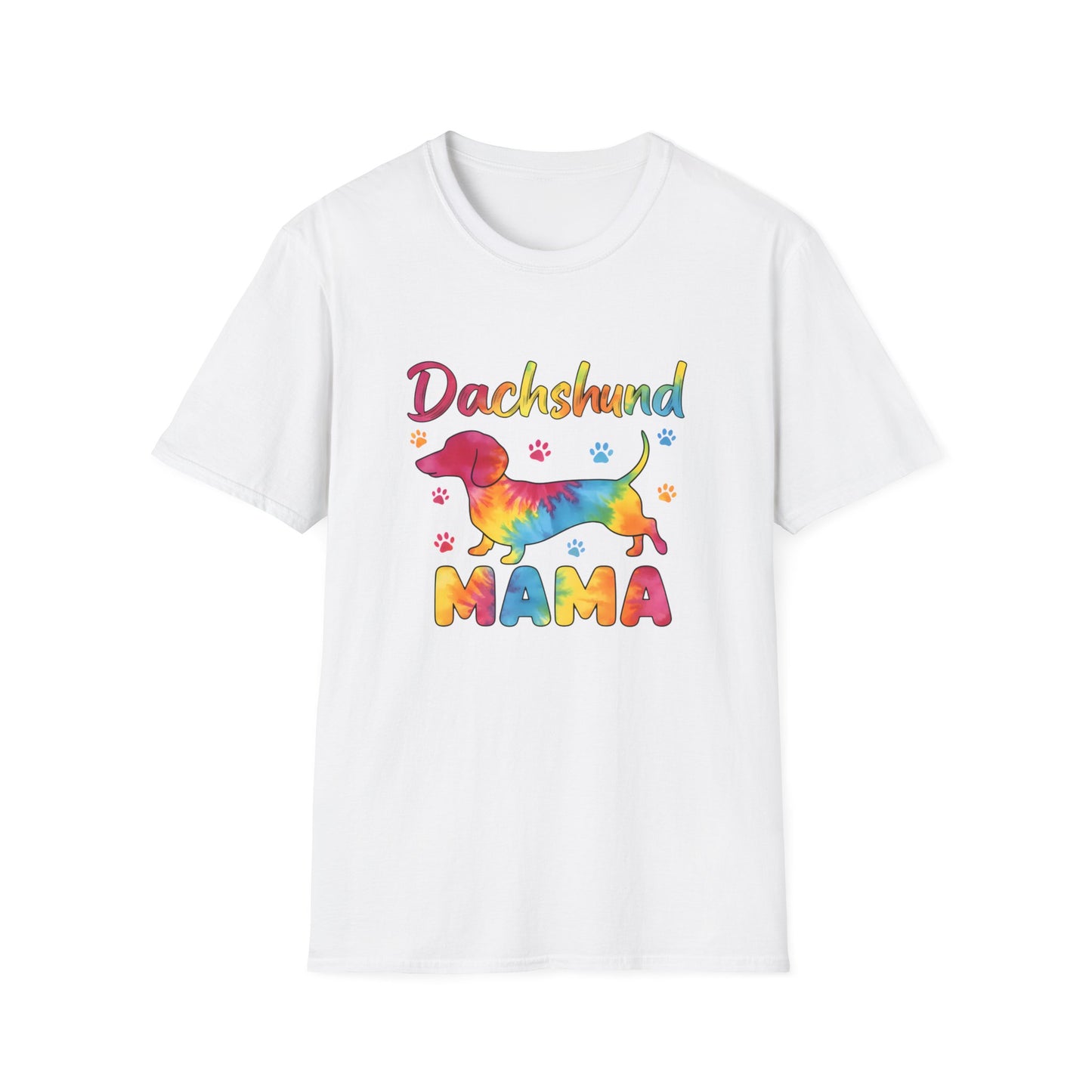 Rainbow Dachshund Mama Tee