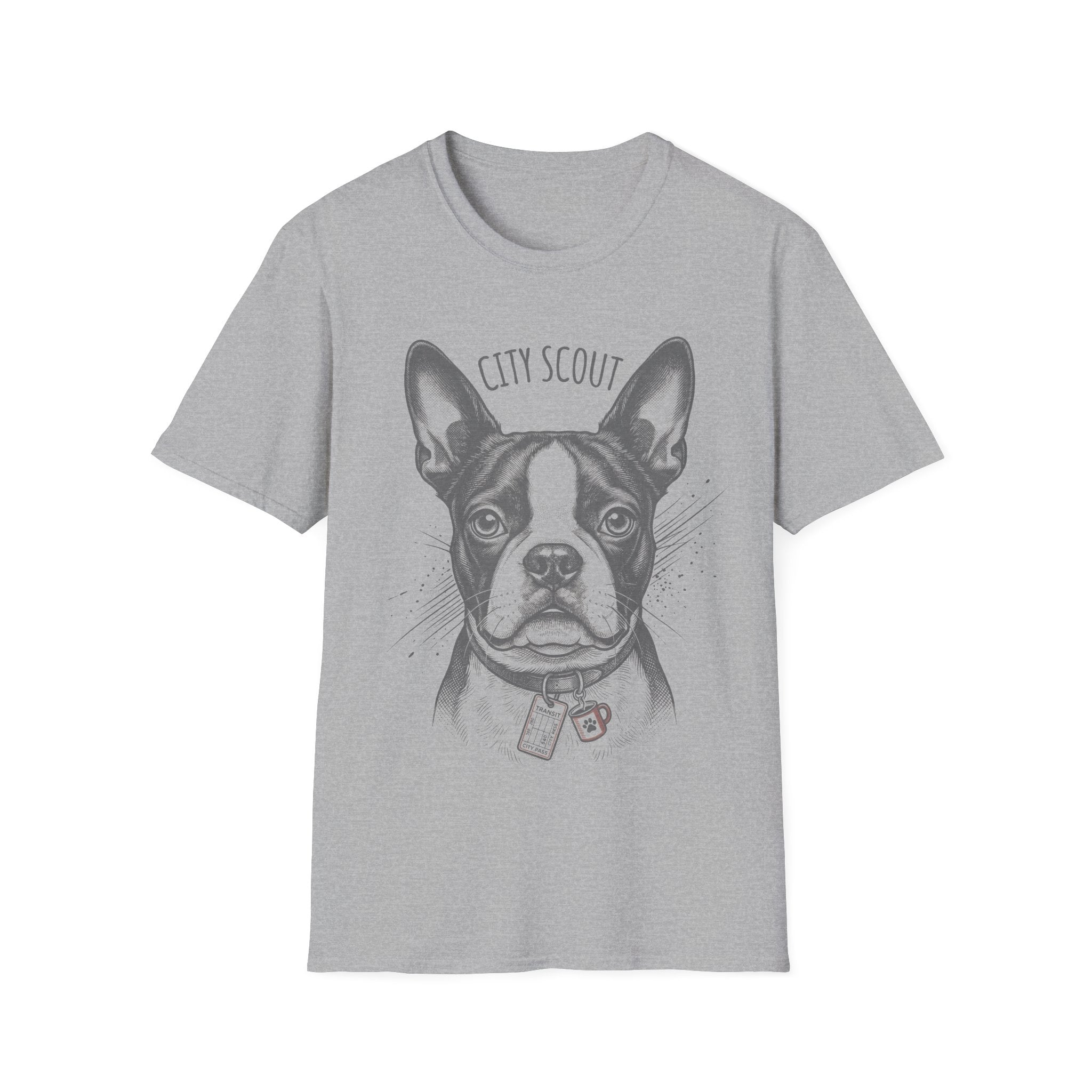 Boston Terrier The City Explorer Tee