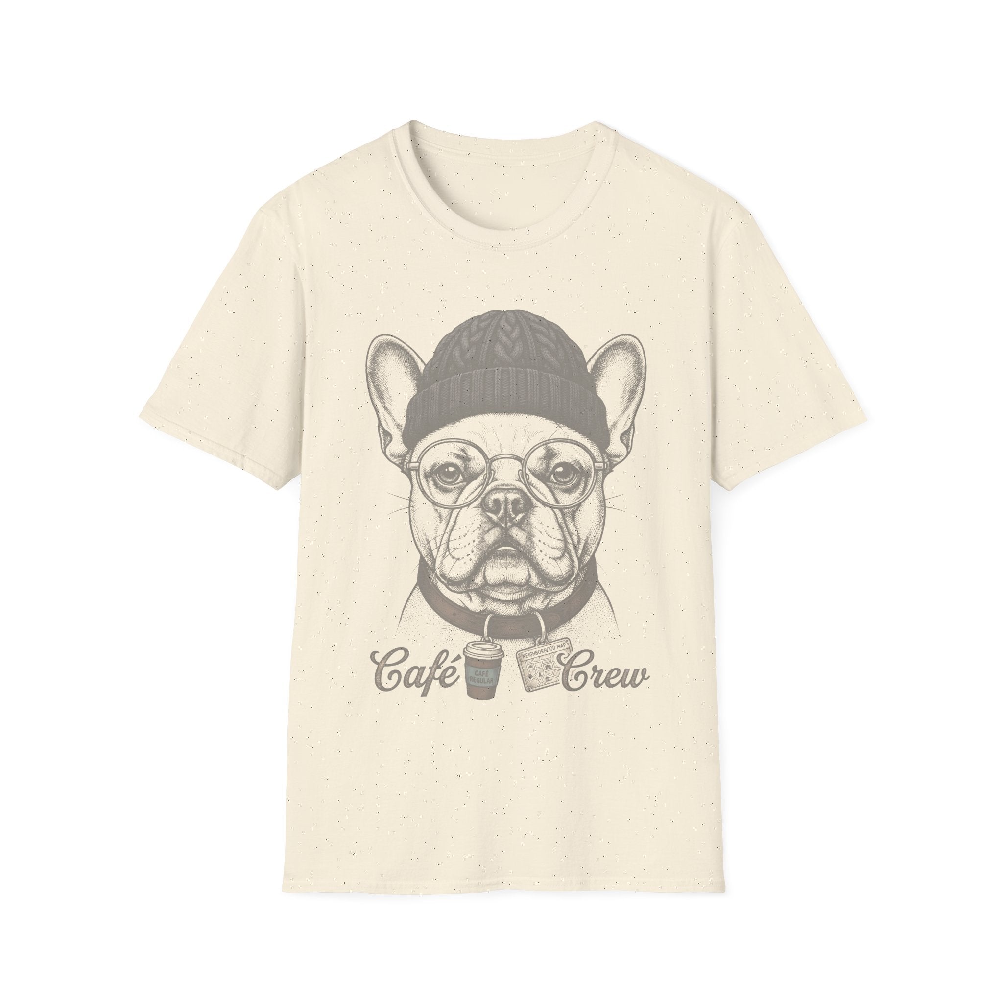 French Bulldog Cafe Crew Tee