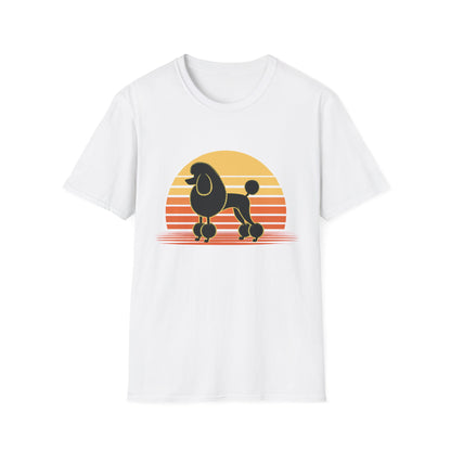 Retro Poodle Sunset Tee