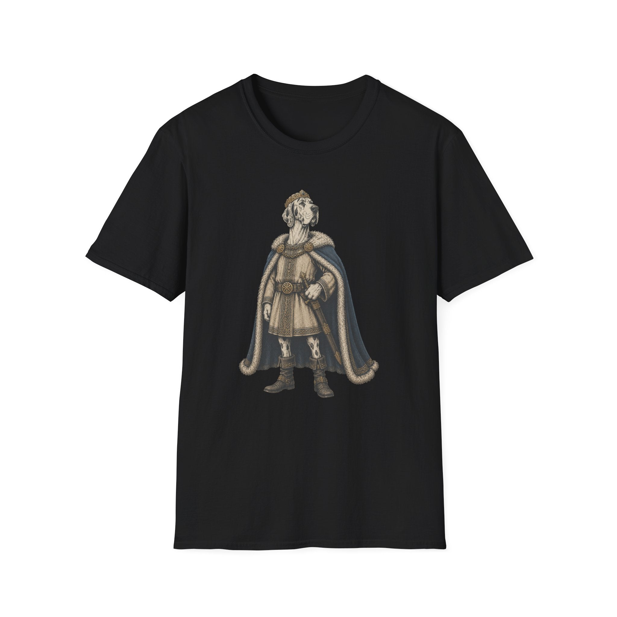 Great Dane Dressed As A Danish Viking Tee