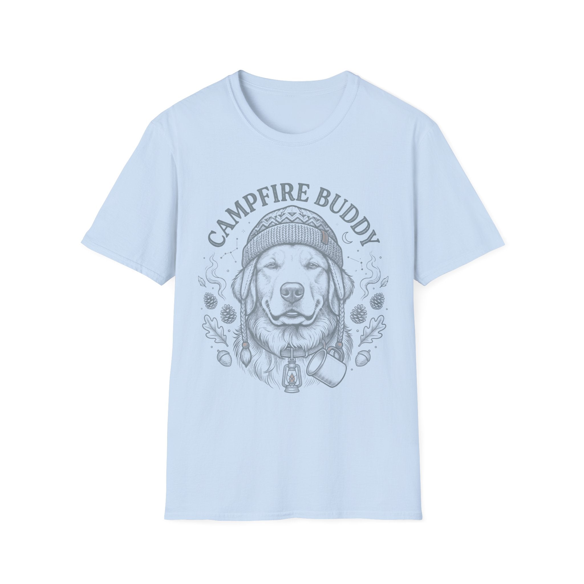 Golden Retriever Campfire Buddy Tee