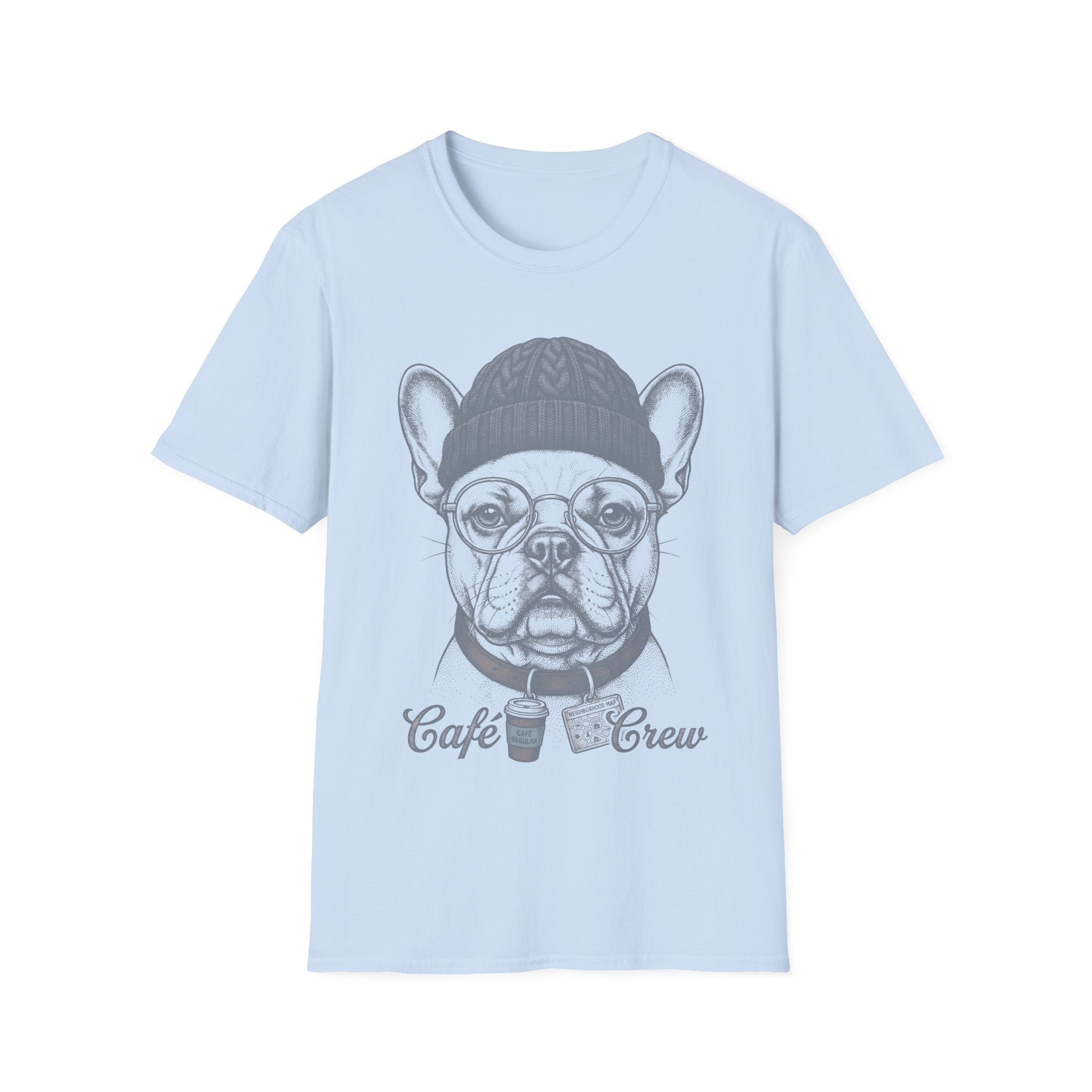 French Bulldog Cafe Crew Tee