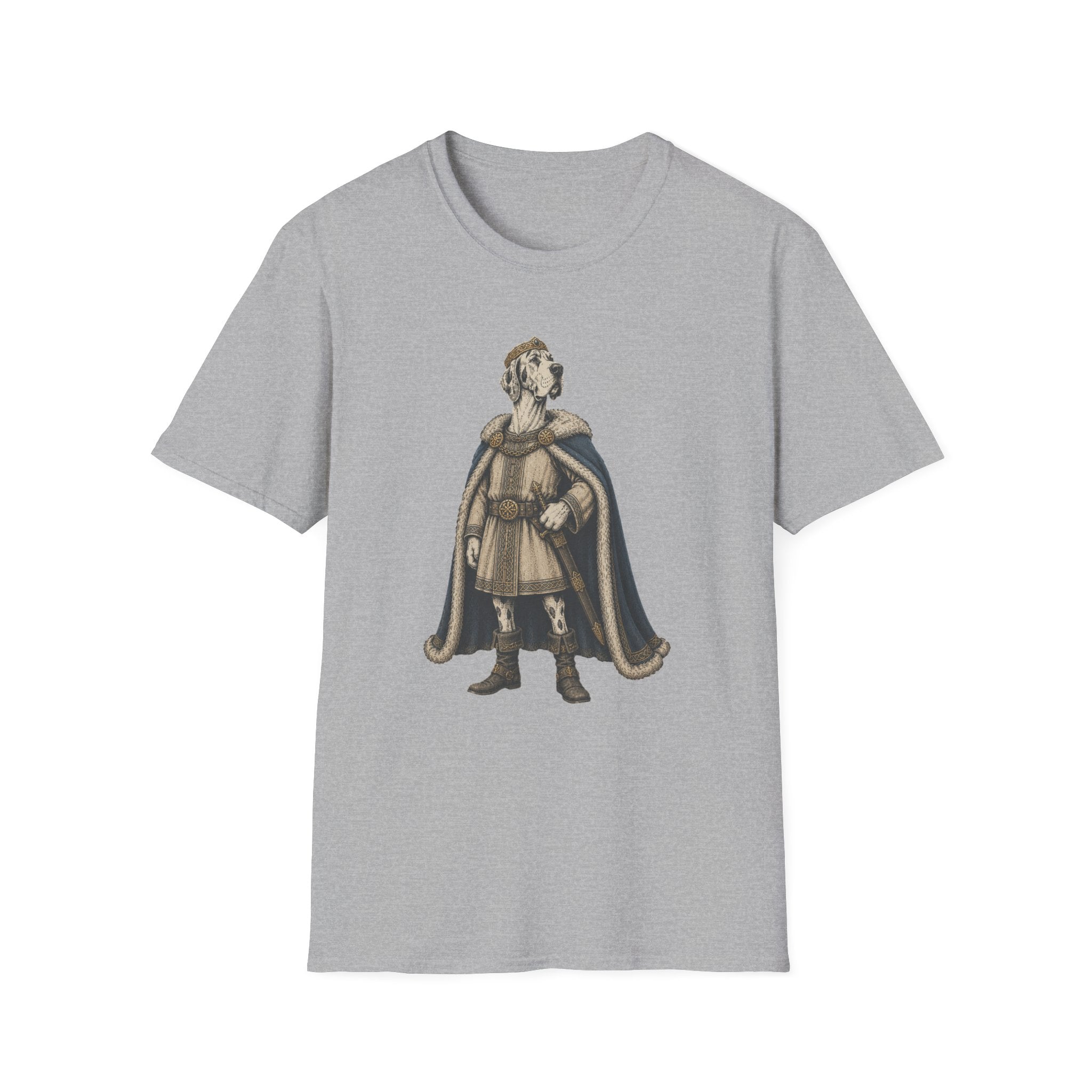Great Dane Dressed As A Danish Viking Tee