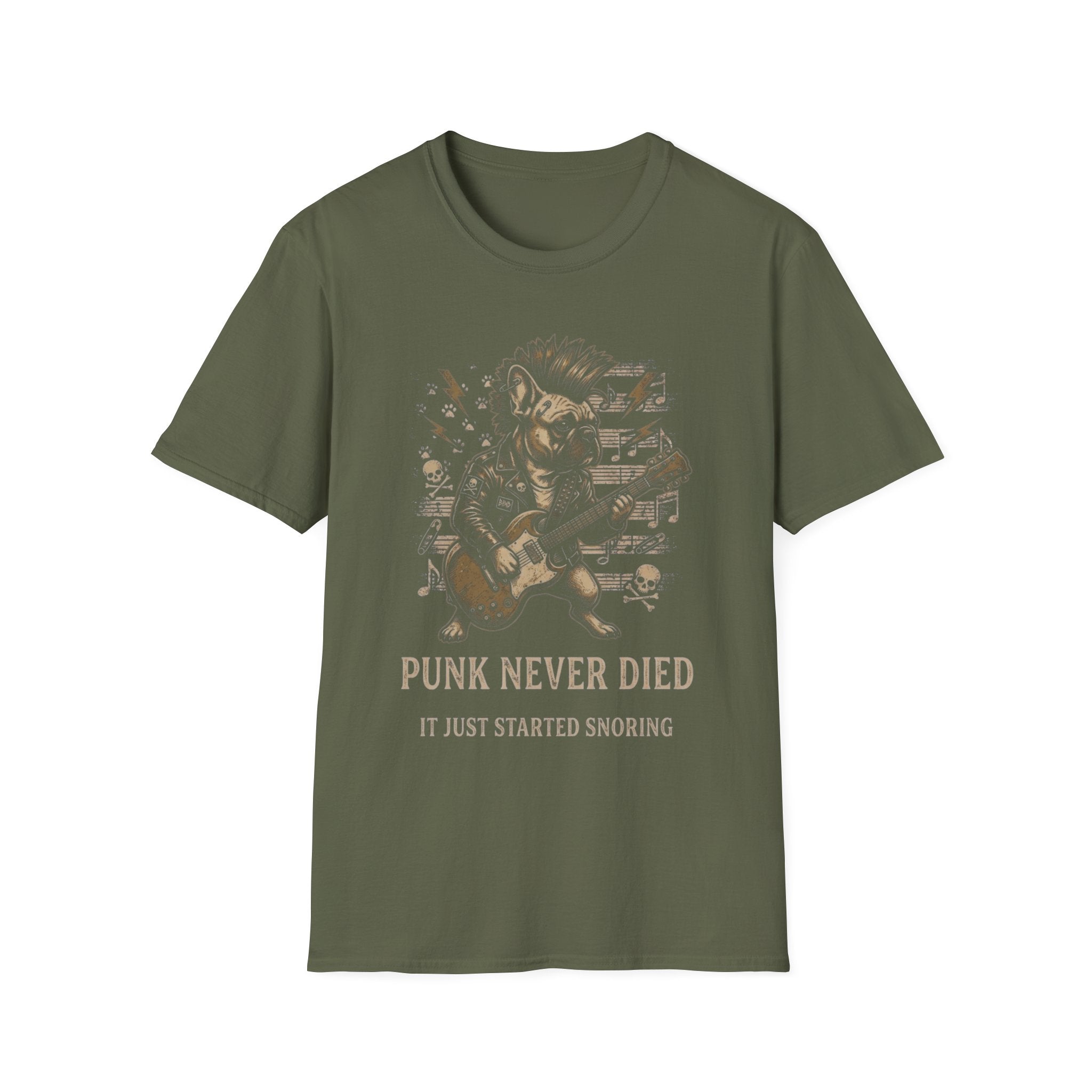French Bulldog Punk Rock Tee
