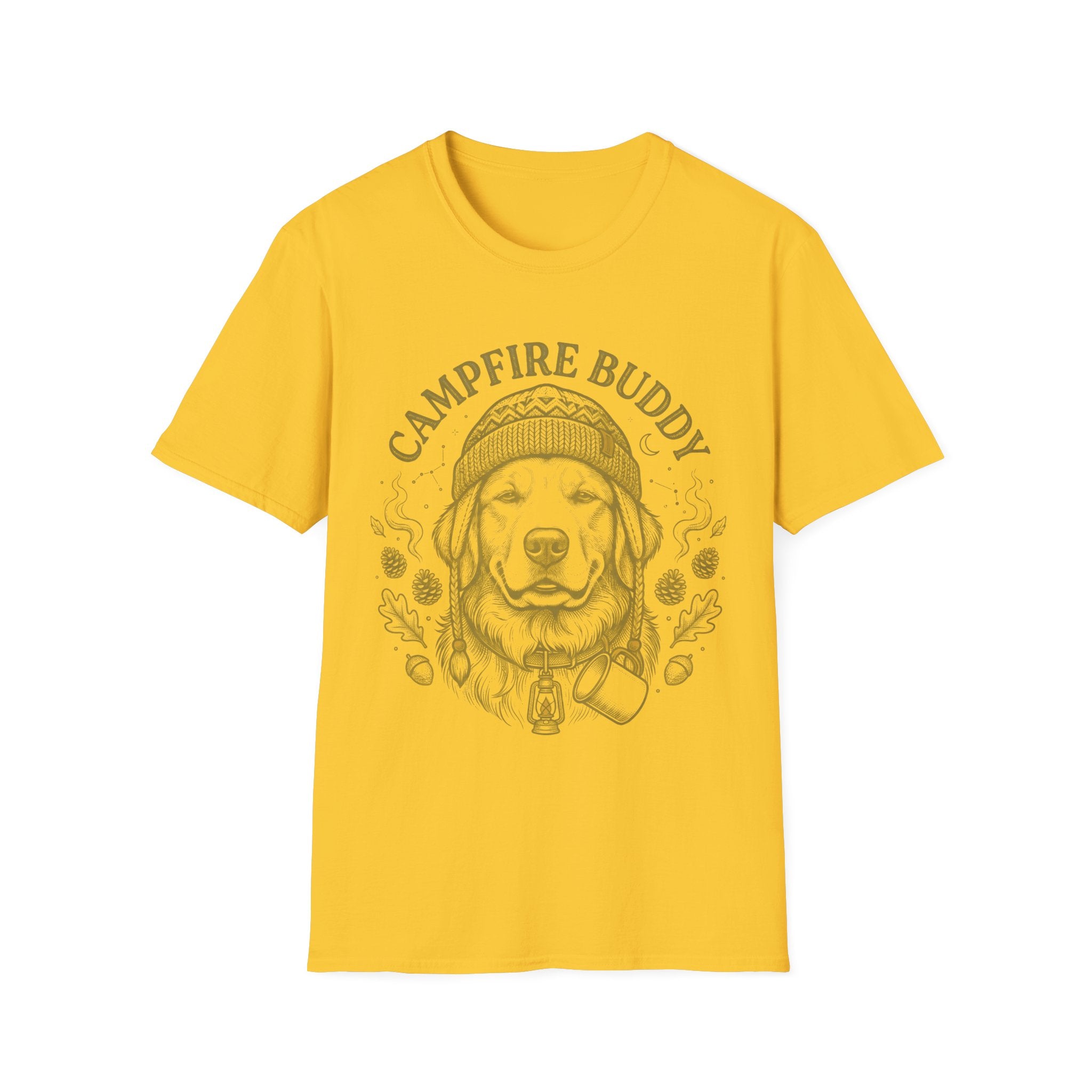 Golden Retriever Campfire Buddy Tee