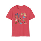 Colorful Funny Dog Tee