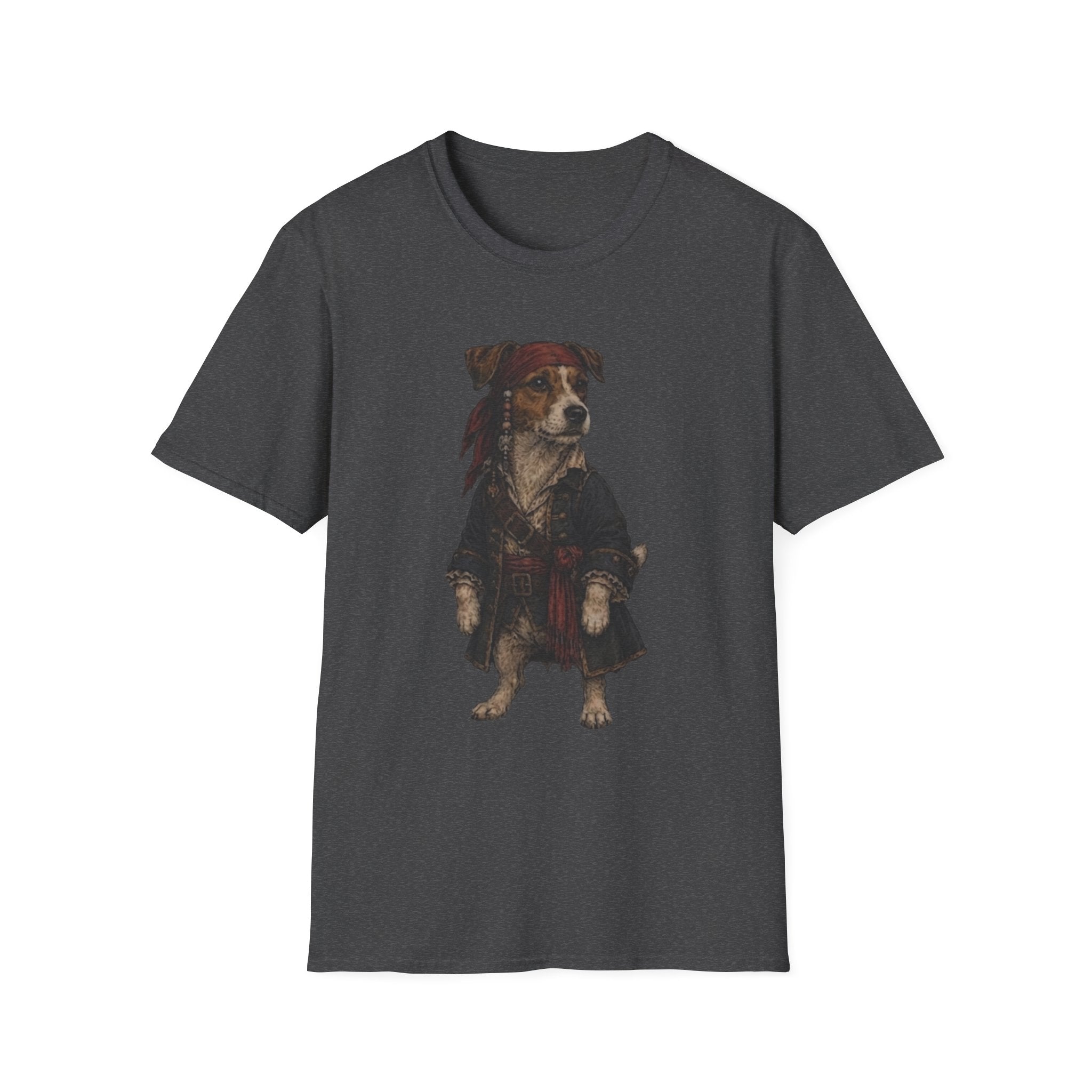 Jack Russell Dressed As Captain Jack Tee
