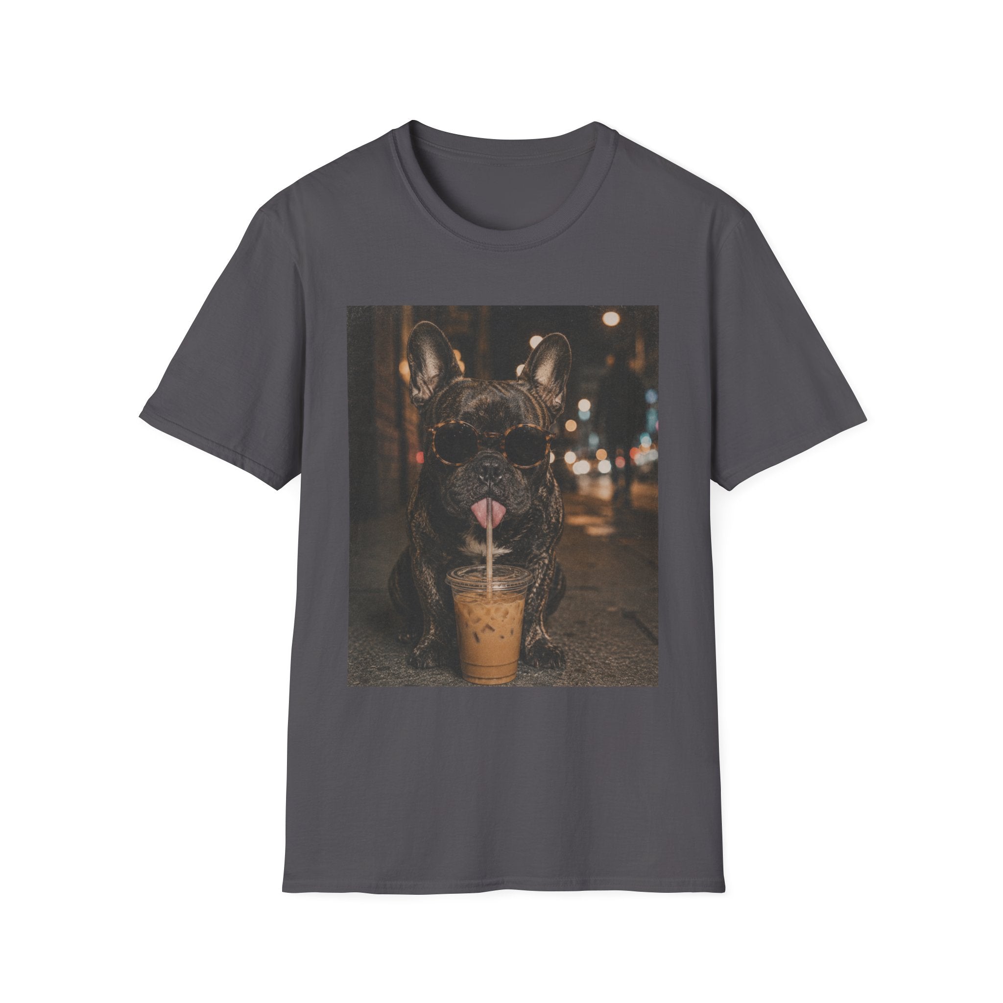 French Bulldog Iced Coffee Tee