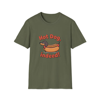 Dachshund Hot Dog Indeed Tee