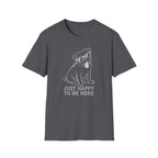 Pug Just Happy To Be Here Tee