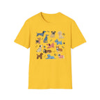 Colorful Funny Dog Tee
