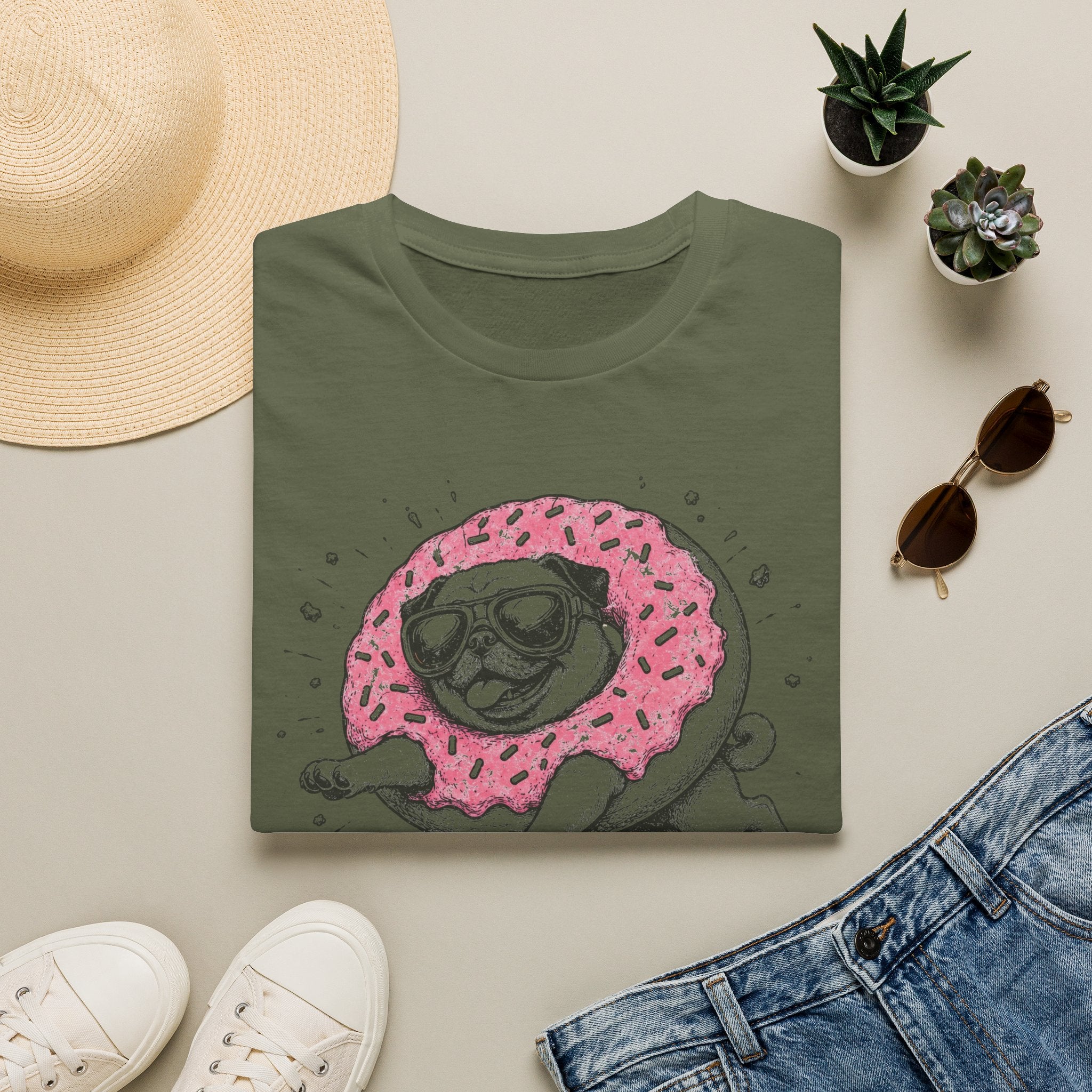 Pug Round Is A Lifestyle Tee