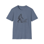 Bigfoot Walking Afghan Hound Tee
