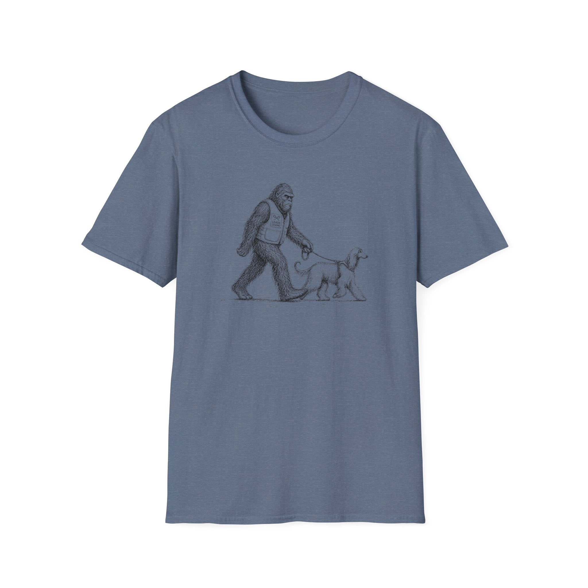 Bigfoot Walking Afghan Hound Tee