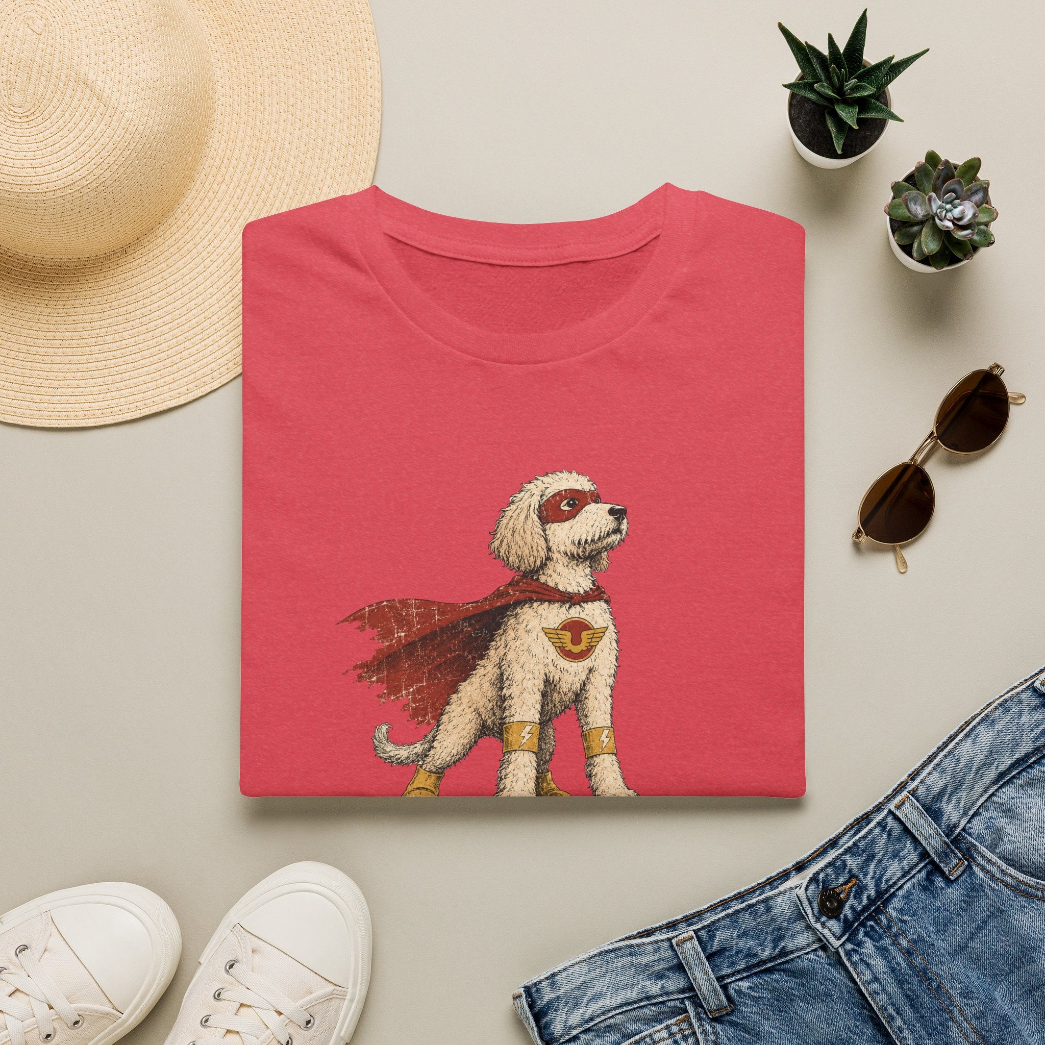 Superhero Goldendoodle Tee