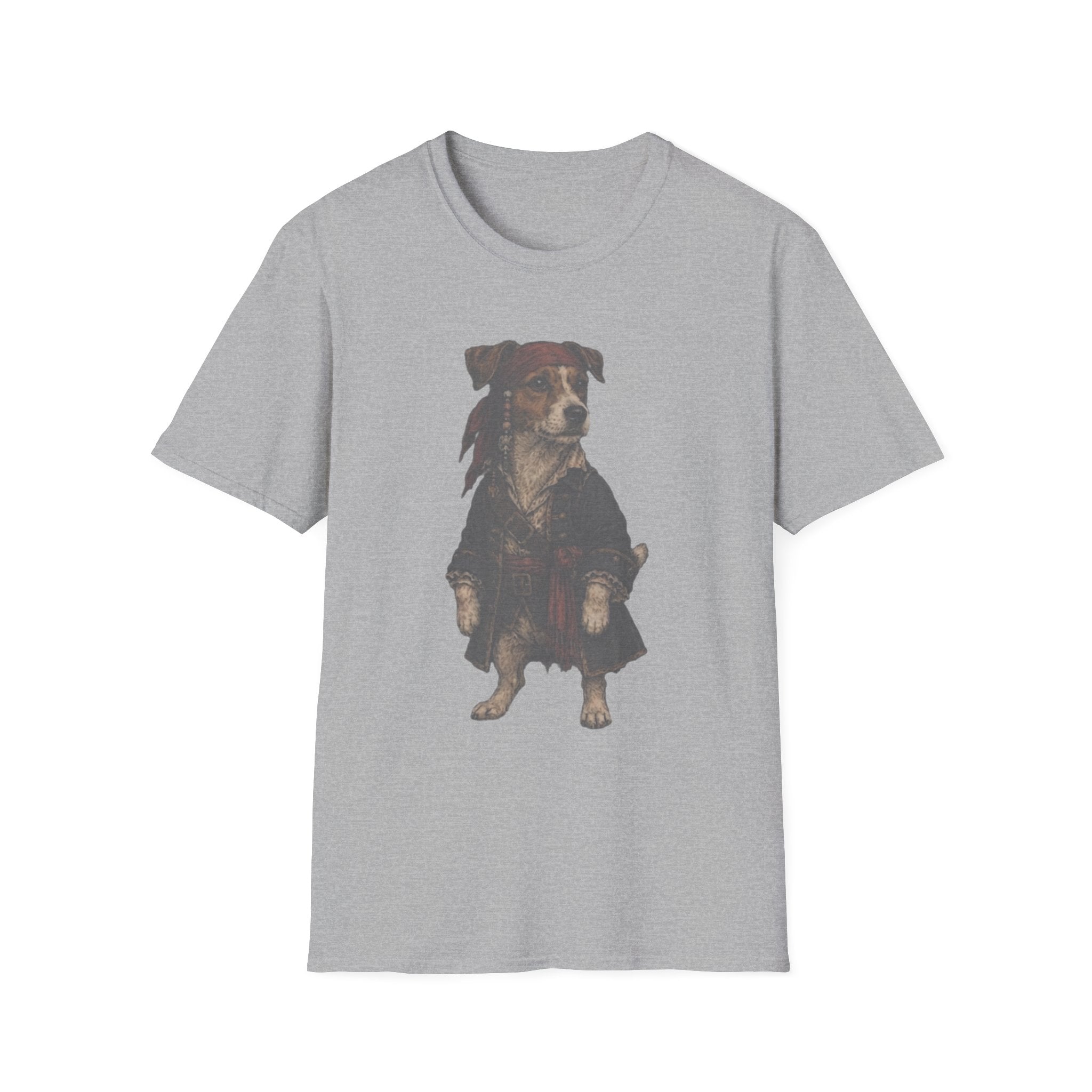 Jack Russell Dressed As Captain Jack Tee