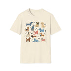 Colorful Funny Dog Tee