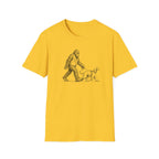 Bigfoot Walking Afghan Hound Tee