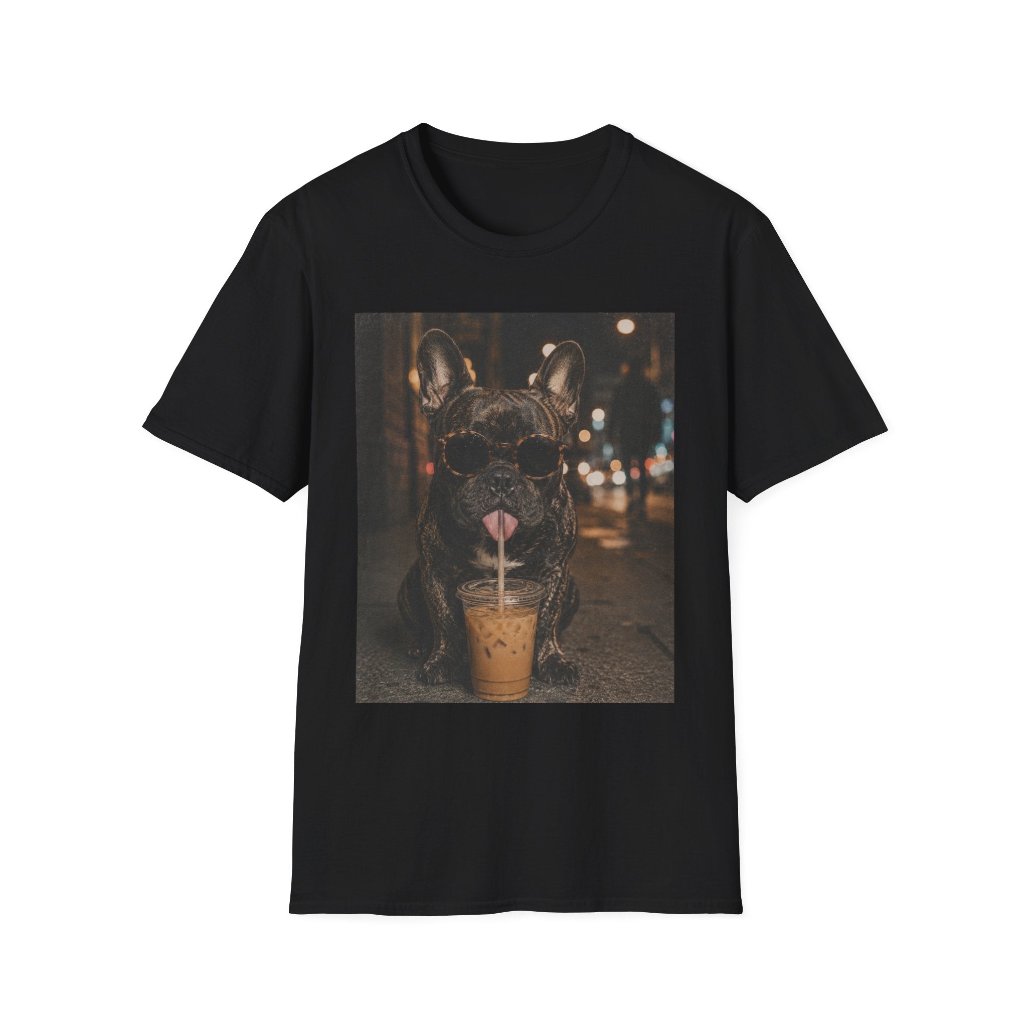 French Bulldog Iced Coffee Tee