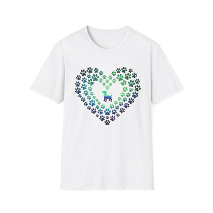 Pawprint Heart Glow Tee