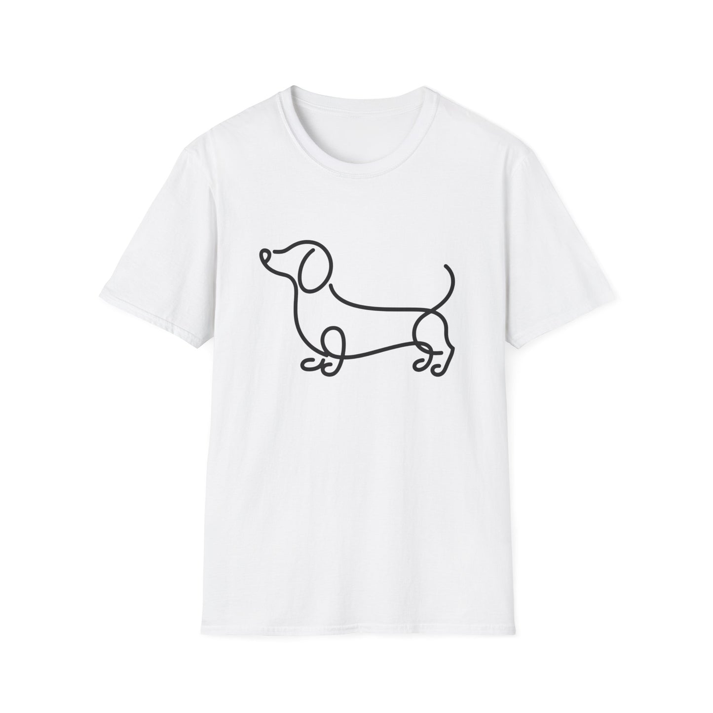 Wavy Dachshund Line Tee