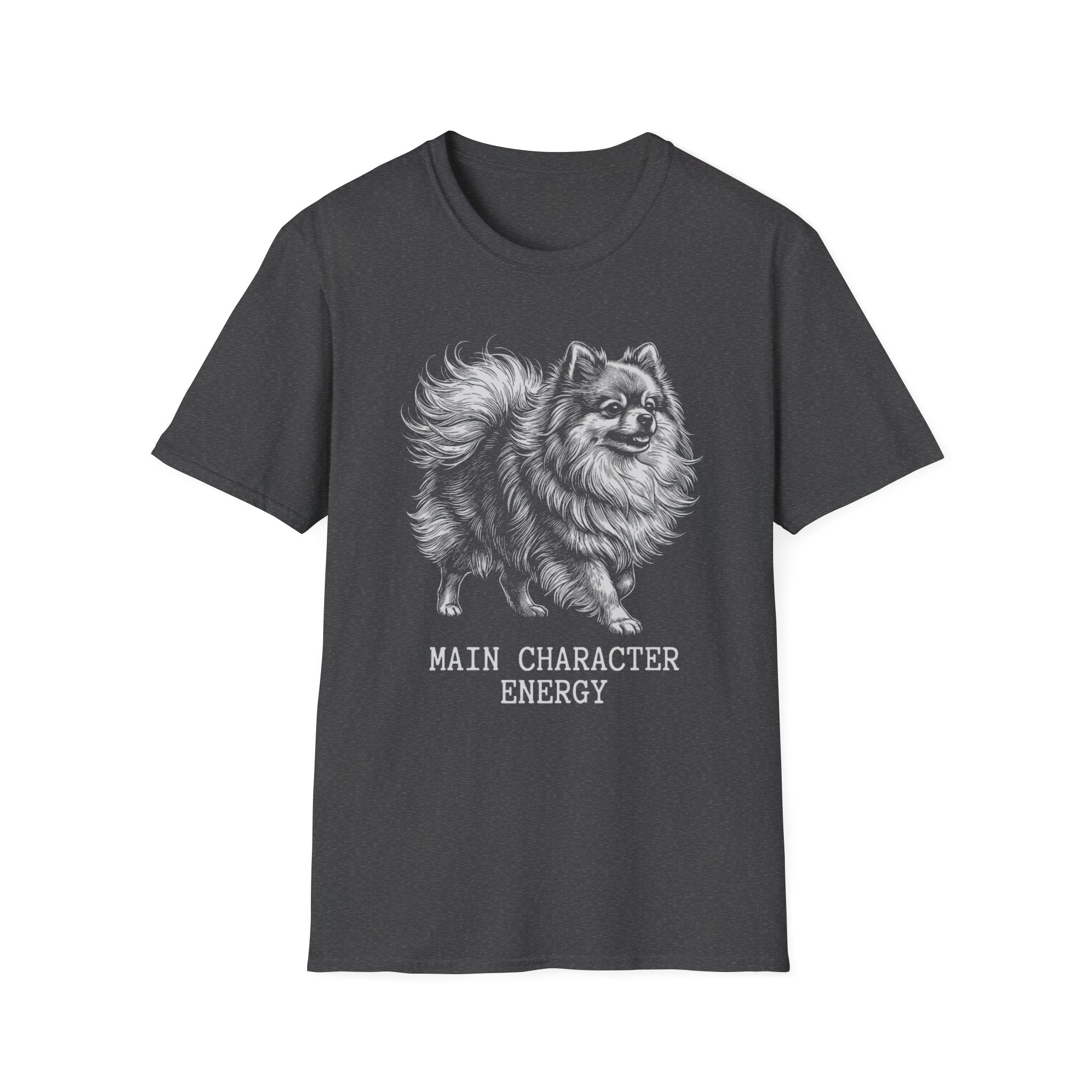 Pomeranian Main Character Energy Tee