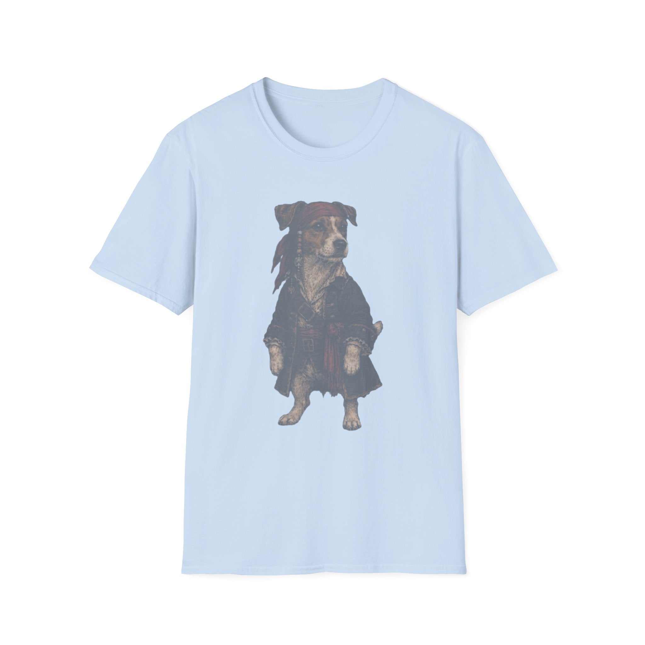 Jack Russell Dressed As Captain Jack Tee