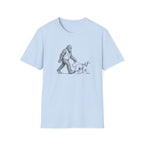 Bigfoot Walking Afghan Hound Tee