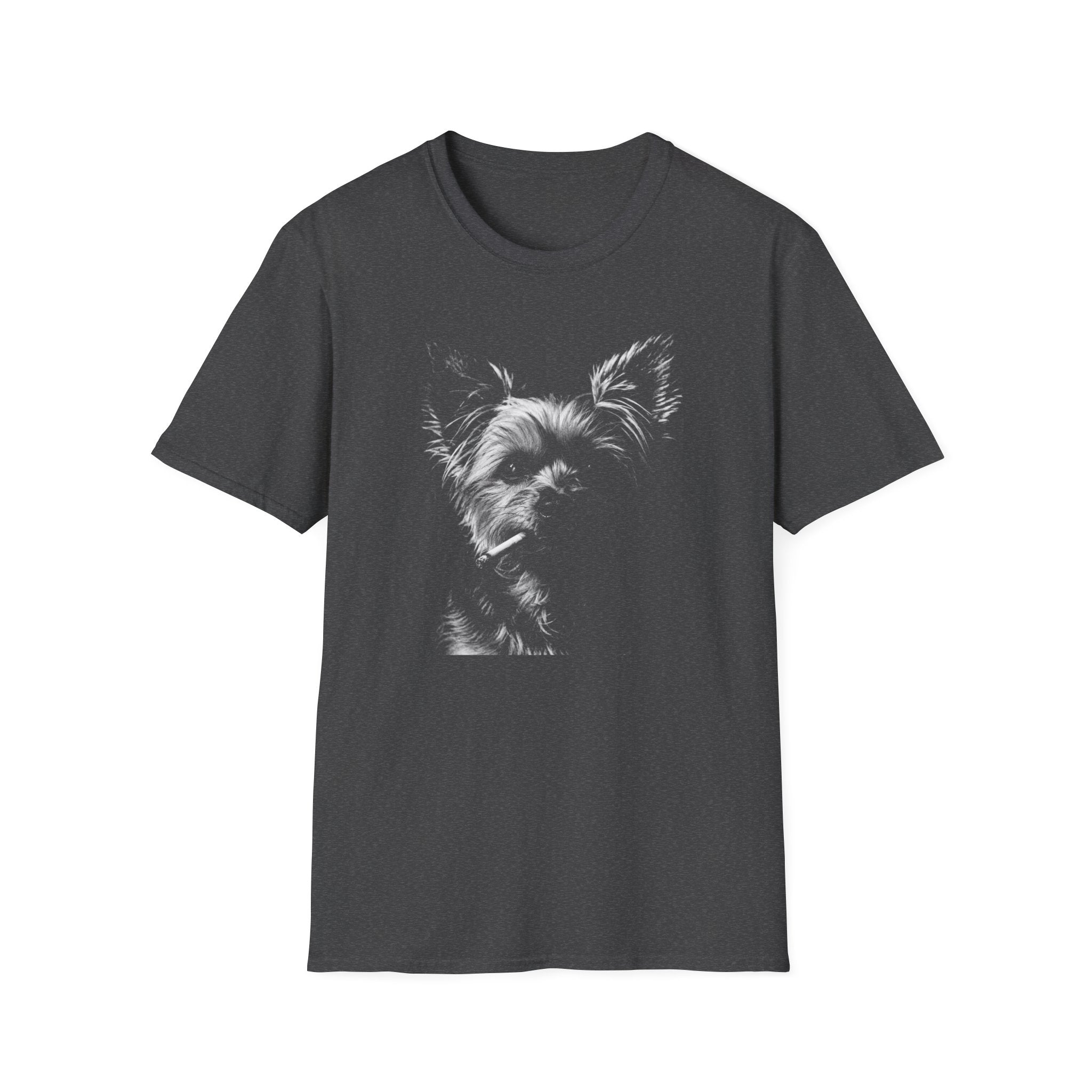 Yorkie Smoking Cigarette Tee
