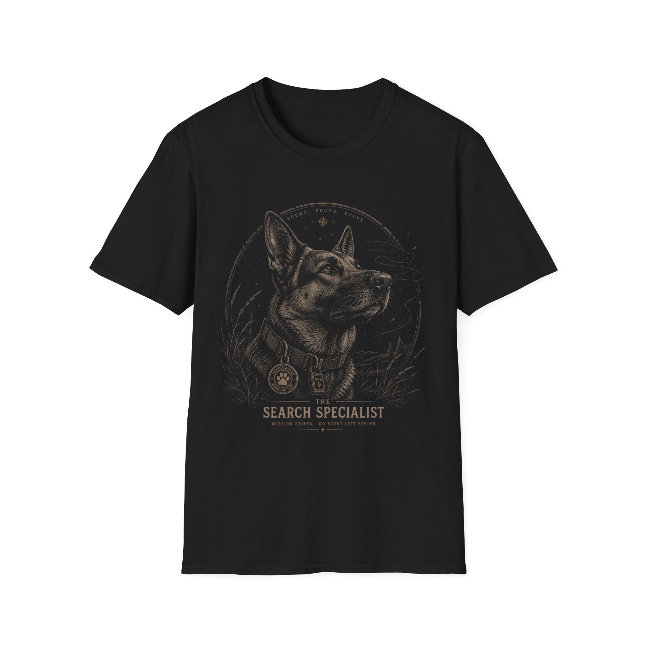 German Shepherd The Search Specialist Tee