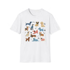 Colorful Funny Dog Tee