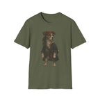 Jack Russell Dressed As Captain Jack Tee