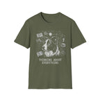 Border Collie Thinking About Everything Tee