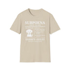 The Subpoena Tee