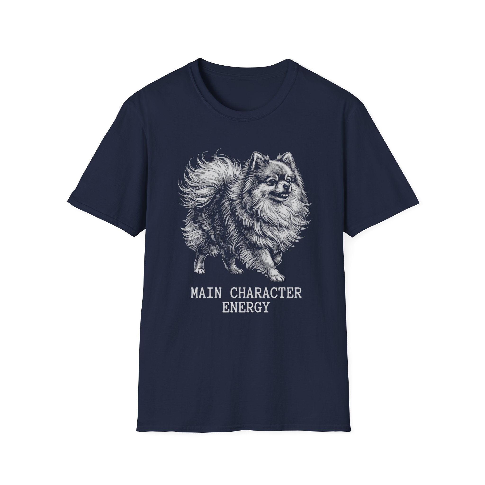 Pomeranian Main Character Energy Tee