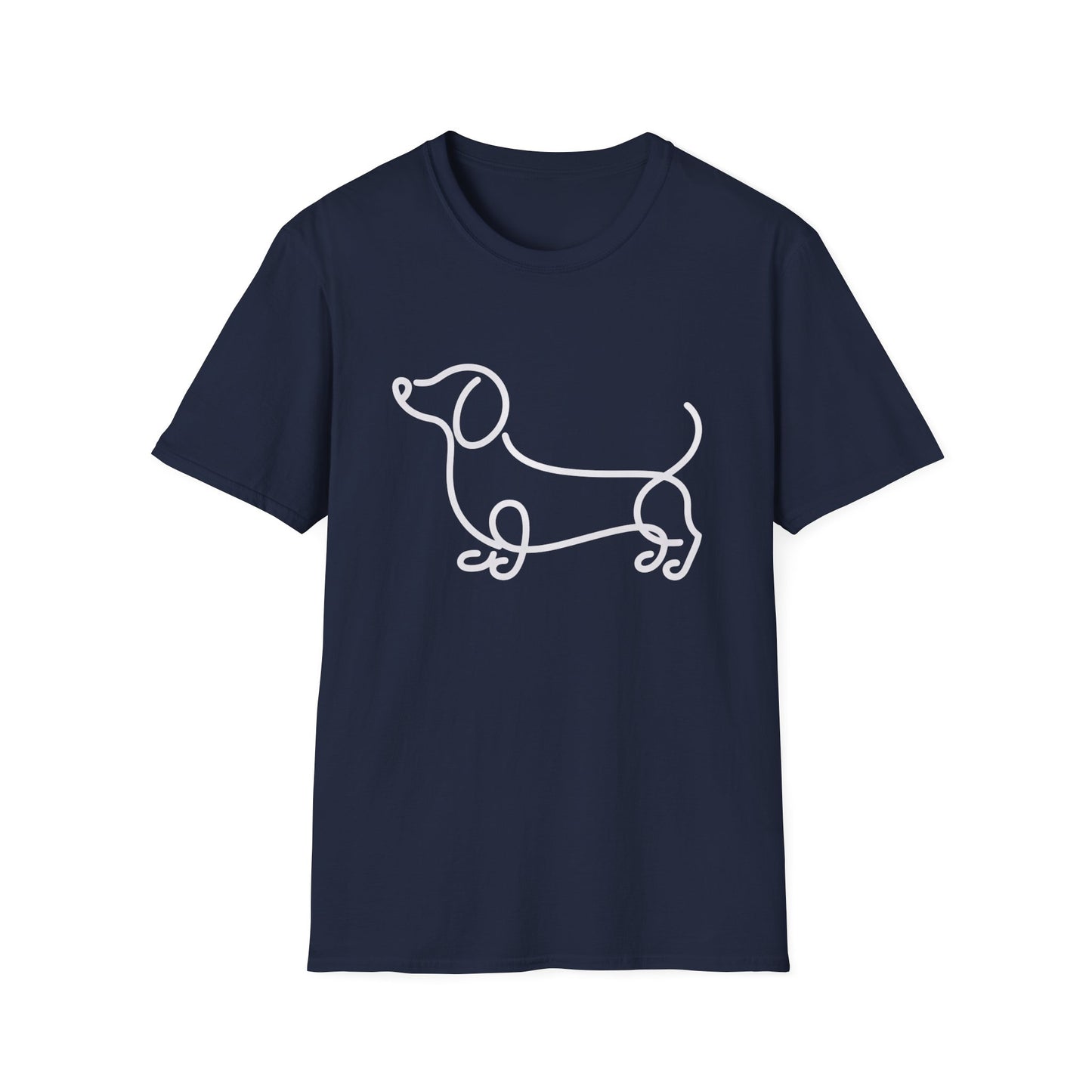 Wavy Dachshund Line Tee