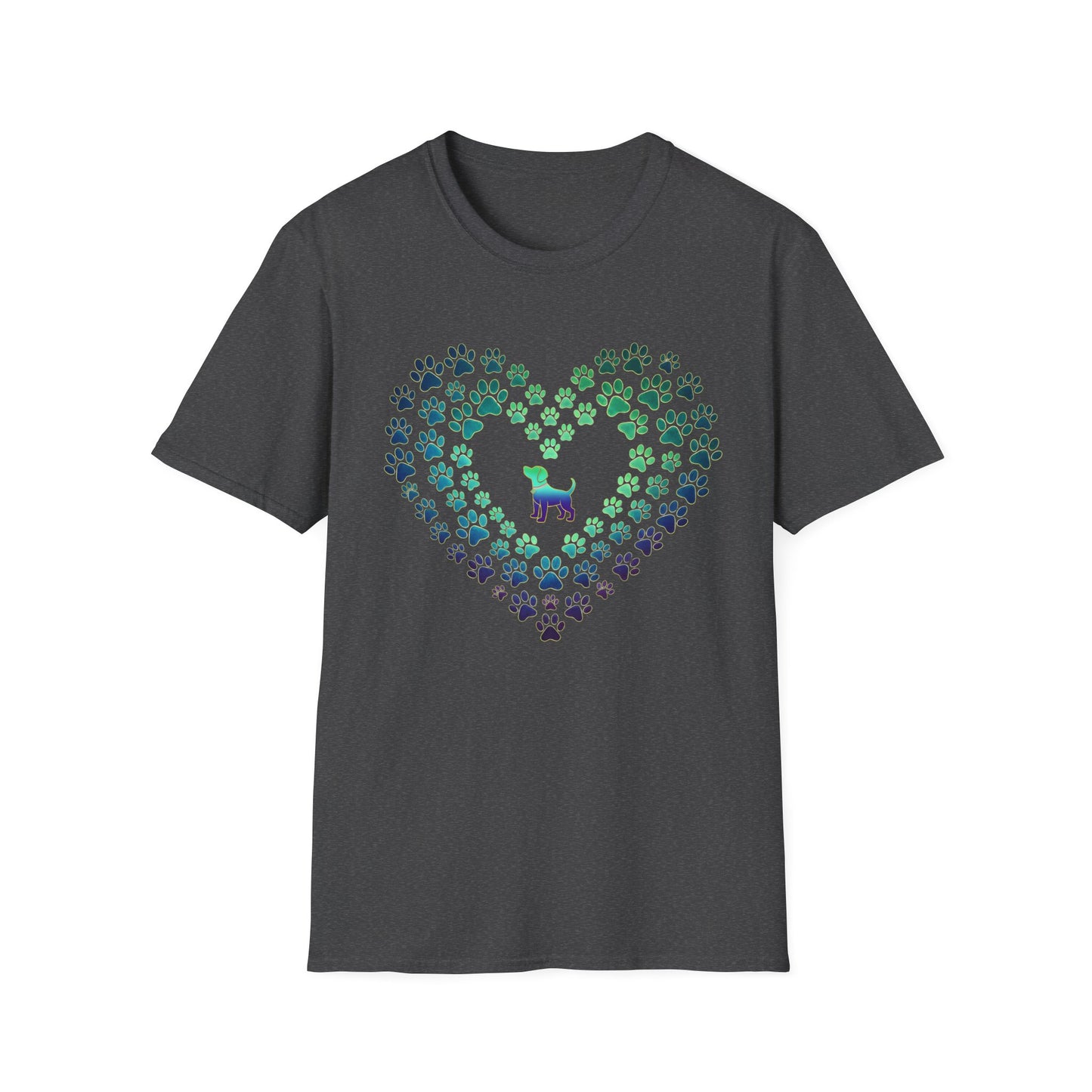Pawprint Heart Glow Tee