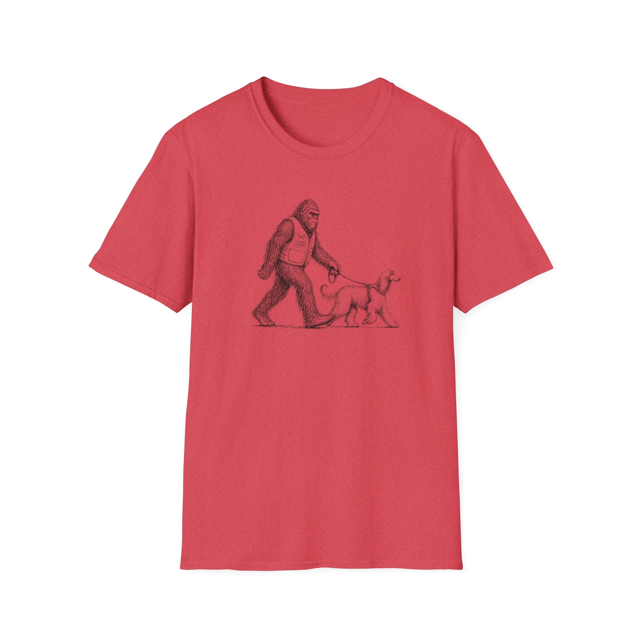 Bigfoot Walking Afghan Hound Tee