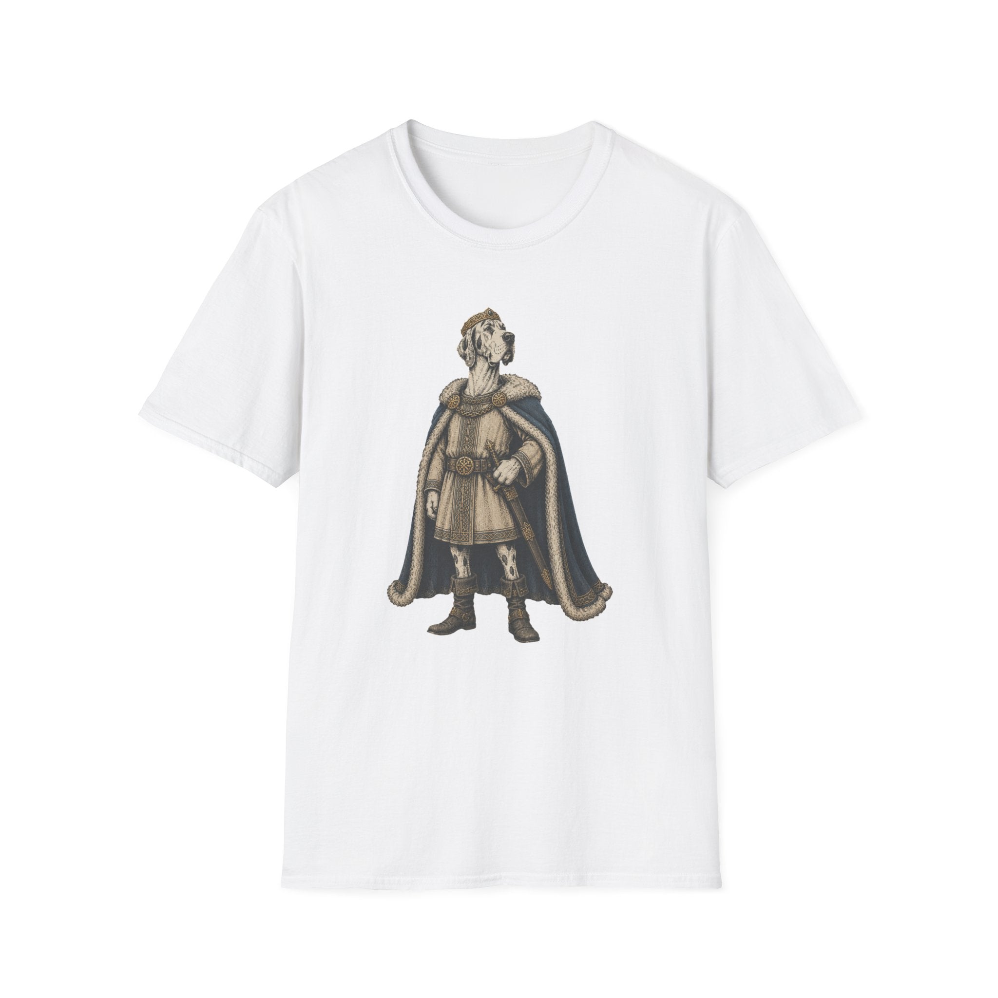 Great Dane Dressed As A Danish Viking Tee