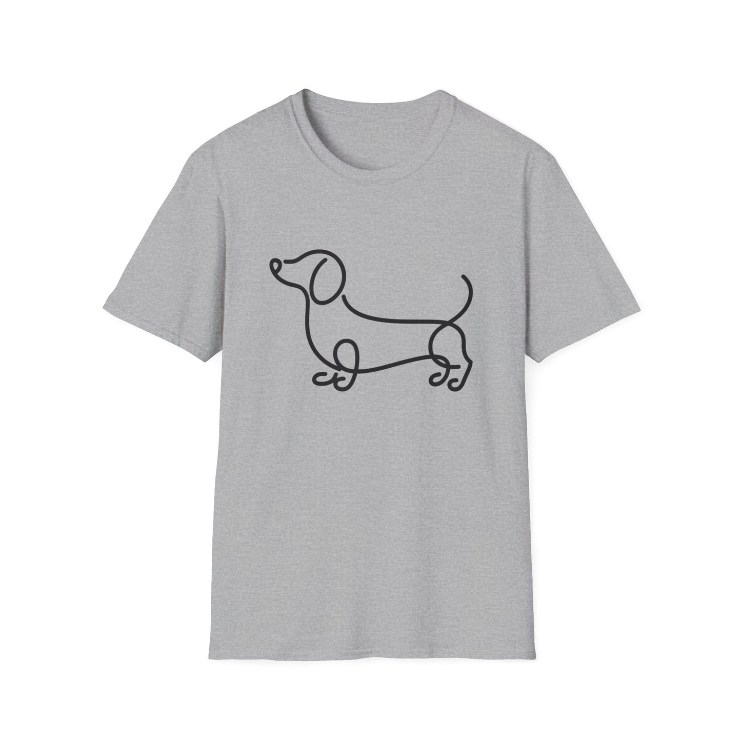 Wavy Dachshund Line Tee