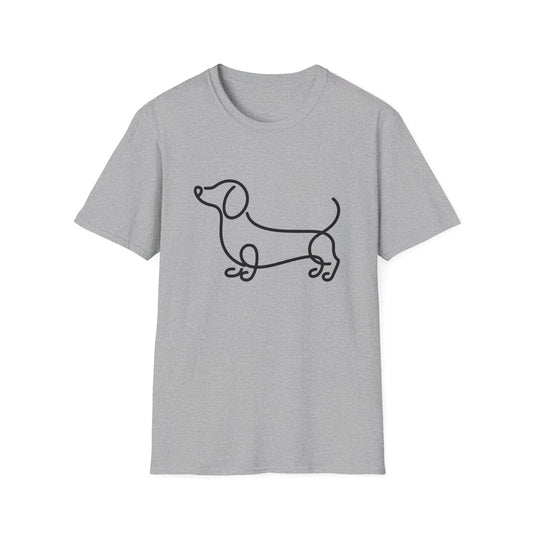 Wavy Dachshund Line Tee