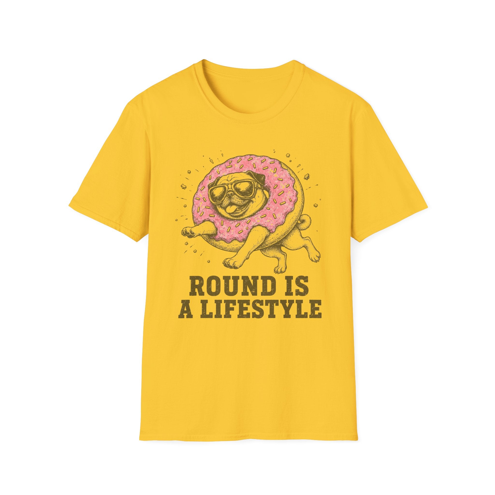Pug Round Is A Lifestyle Tee