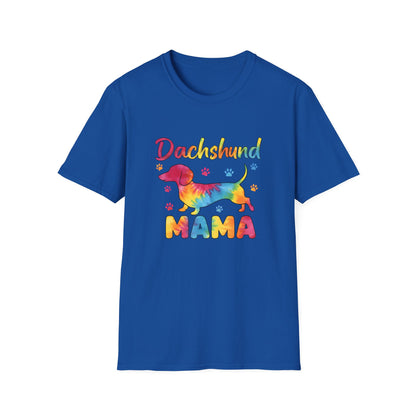 Rainbow Dachshund Mama Tee