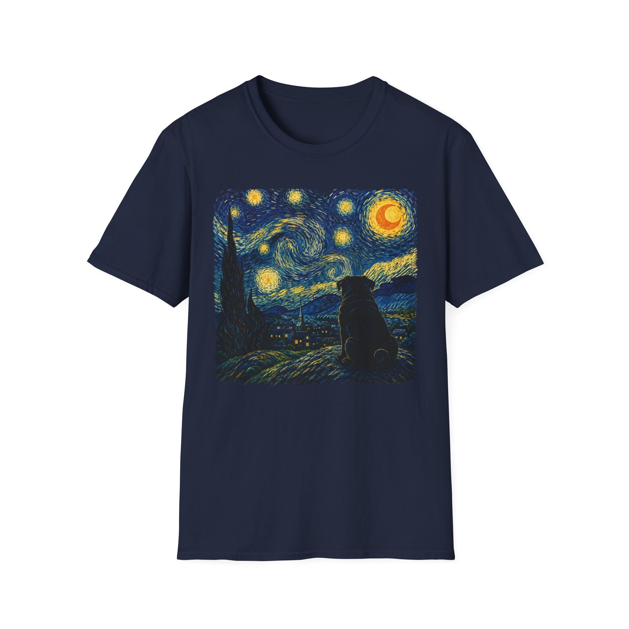 Van Gogh Pug Tee